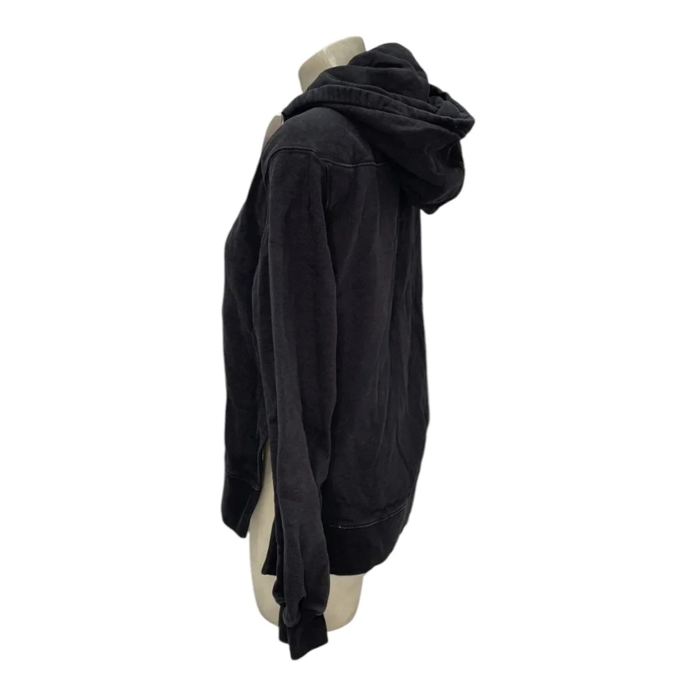 Proenza Schouler Oversized Women's Hoodie Drawstring Pullover Size XS Black